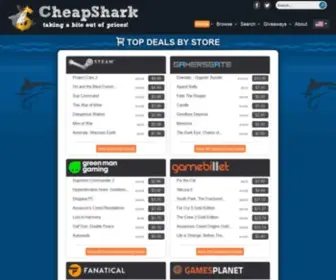 Cheapshark.com(PC Game Deals) Screenshot