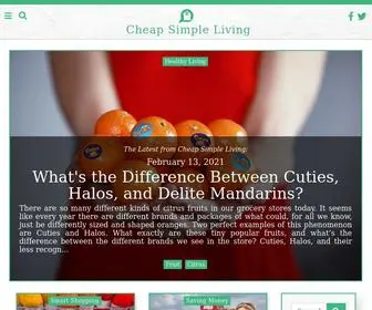 Cheapsimpleliving.com(Cheap Simple Living) Screenshot