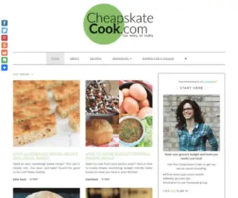 Cheapskatecook.com(Save money) Screenshot