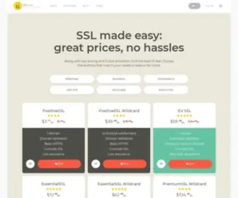 Cheapssl.com(Cheap SSL Certificates) Screenshot