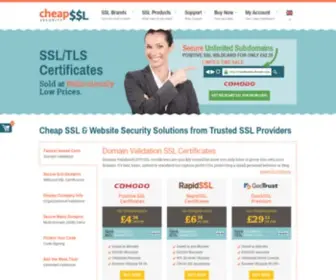 Cheapsslsecurity.co.uk(Cheap SSL Certificates) Screenshot