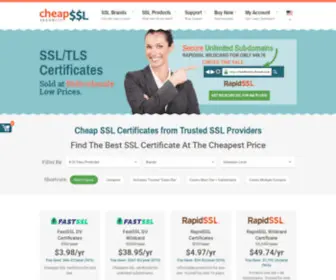 Cheapsslsecurity.com(Cheap SSL Certificates) Screenshot