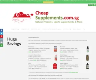 Cheapsupplements.com.sg(Cheap Supplements Singapore (SG)) Screenshot