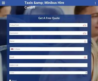 Cheaptaxicardiff.co.uk(Taxis & Minibus Hire Cardiff) Screenshot