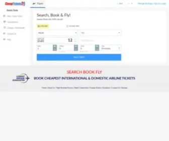 Cheaptickets24.com(Cheap Flight Tickets) Screenshot
