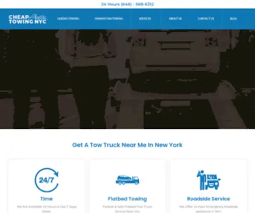 Cheaptowingnyc.com(Tow truck near me) Screenshot