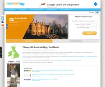 Cheapukshortbreaksreviewed.com(Cheap UK Breaks) Screenshot