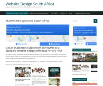 Cheapwebsiteza.co.za(Hositng and Design of eCommerce Websites in South Africa) Screenshot