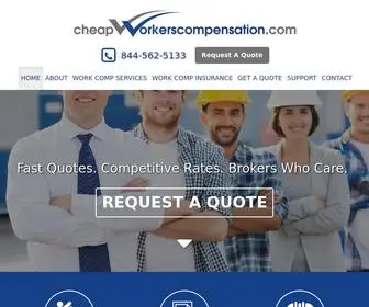 Cheapworkerscompensation.com(California Workers' Compensation) Screenshot