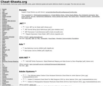 Cheat-Sheets.org(Cheat Sheet) Screenshot