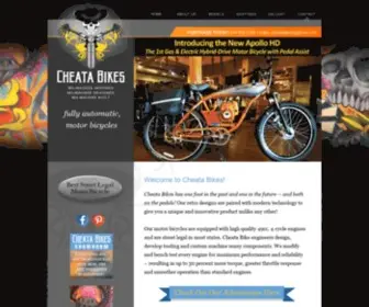 Cheatabikes.com(Cheata Bikes Motor Bicycles) Screenshot