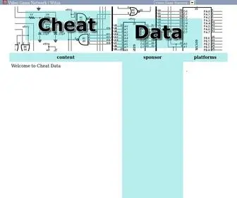 Cheatdata.com(CheatData) Screenshot