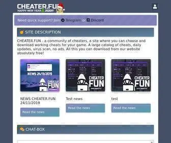 Cheater.fun(Download Free Cheats & Hacks for Your Game) Screenshot
