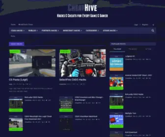 Cheathive.com(Free Game Cheats & Hacks Download) Screenshot