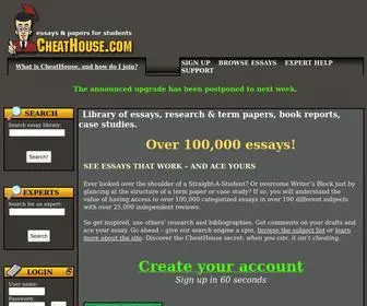 Cheathouse.com(Cheat House) Screenshot