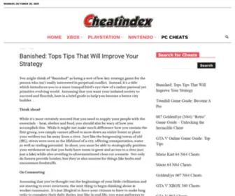 Cheatindex.co.uk(Cheat Index) Screenshot