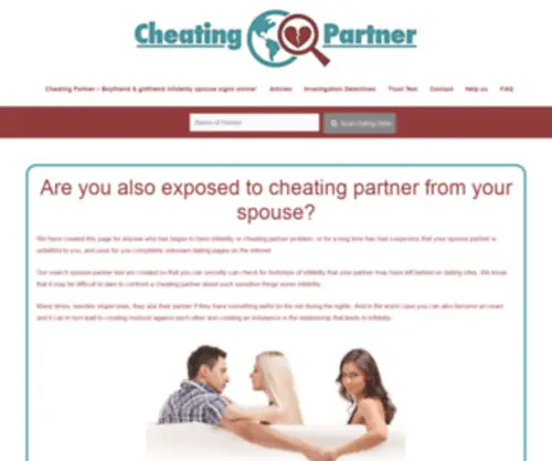 Cheating-Partner.com Screenshot