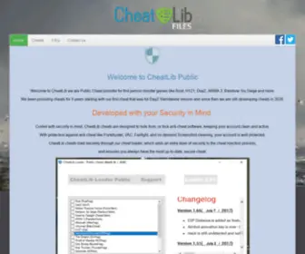 Cheatlib.com(CheatLib 2020) Screenshot
