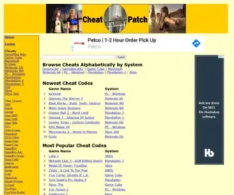 Cheatpatch.com(Cheat Patch) Screenshot