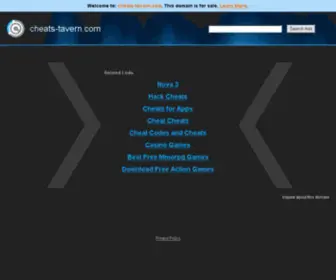Cheats-Tavern.com(Cheats Tavern) Screenshot