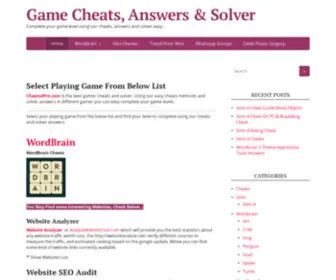 Cheats4Pro.com(Find Cash Advance) Screenshot