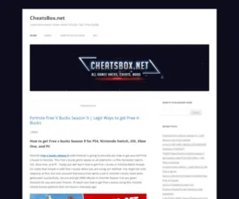 Cheatsbox.net(Cheatsbox) Screenshot
