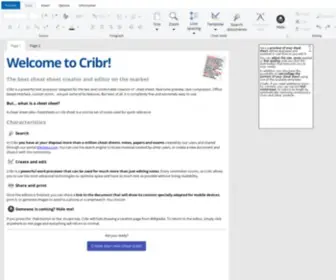 Cheatsheets-Editor.com(Create your cheat sheets online) Screenshot