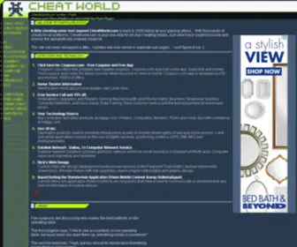 CheatWorld.com(Cheat World .com) Screenshot