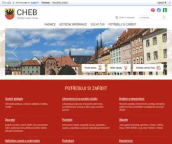 Cheb.cz(Město Cheb) Screenshot
