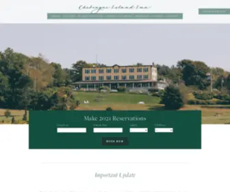 Chebeagueislandinn.com(Portland Maine Oceanfront Luxury Resort) Screenshot