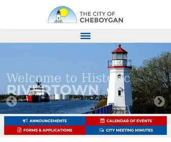 Cheboygan.org(City of Cheboygan) Screenshot