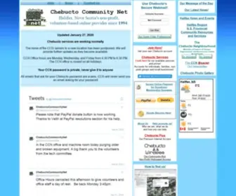 Chebucto.ns.ca(Chebucto Community Net) Screenshot