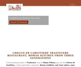 Checcoercarettiere.it(Cucina Romana) Screenshot
