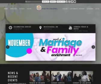 ChecFaithchapel.org(CHEC Faith Chapel) Screenshot