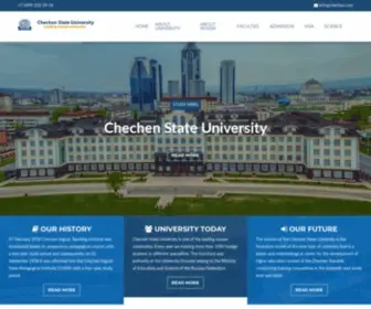Chechsu.com(Chechen State University) Screenshot