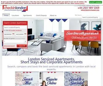 Check-IN-London.com(London Serviced Apartments) Screenshot