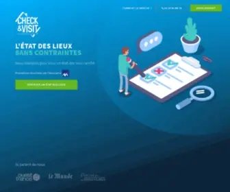 Checkandvisit.com(Nos experts réalisent vos états des lieux) Screenshot