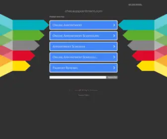 Checkappointment.com(checkappointment) Screenshot