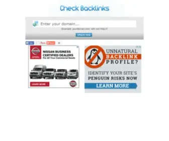 Checkbacklinks.us(Checkbacklinks) Screenshot