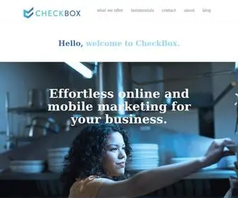 Checkboxmobile.com(CheckBox Mobile) Screenshot