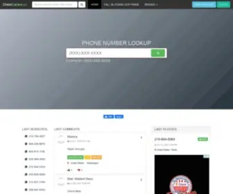 Checkcallers.net(Community against unwanted callers) Screenshot