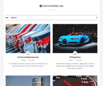 Checkengineusa.com(Car Blog) Screenshot