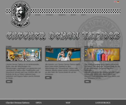 Checker-Demon-Tattoos.de(CHECKER DEMON TATTOOS) Screenshot