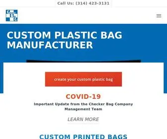 Checkerbag.com(Custom Plastic Bags) Screenshot