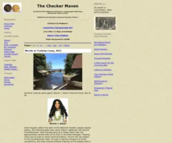 Checkermaven.com(Checkermaven) Screenshot