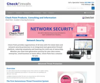 Checkfirewalls.com.au(Check Point Security Appliances & Security Gateways) Screenshot