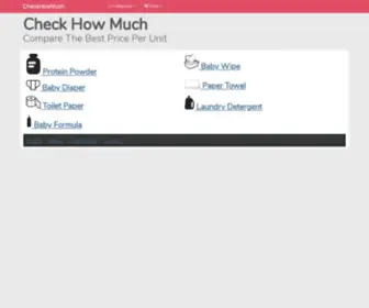 Checkhowmuch.com(Checkhowmuch) Screenshot