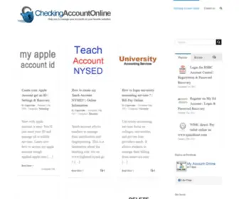 Checking-Account-Online.com(Checking Account Online) Screenshot