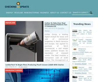 Checkingforupdate.com(Top Stories across Business & Technology) Screenshot