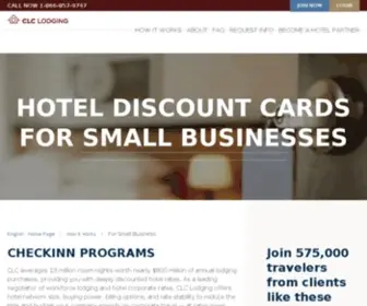 Checkinncard.com(Workforce Travel Savings & Solutions) Screenshot